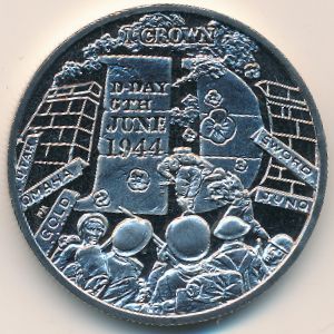 Isle of Man, 1 crown, 2014