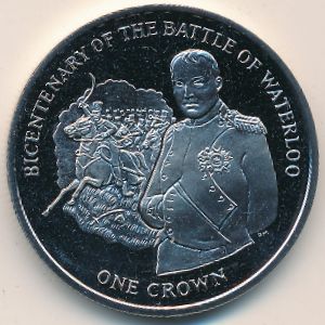 Isle of Man, 1 crown, 2015