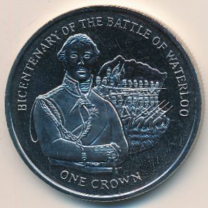 Isle of Man, 1 crown, 2015