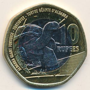 Сейшелы, 10 рупий (2016 г.)