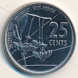 Сейшелы, 25 центов (2016 г.)
