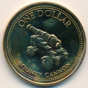 Pitcairn Islands, 1 dollar, 2009–2010