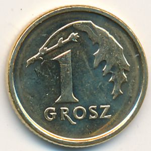 Poland, 1 grosz, 2013–2021