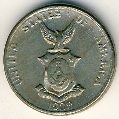 Philippines, 5 centavos, 1937–1941