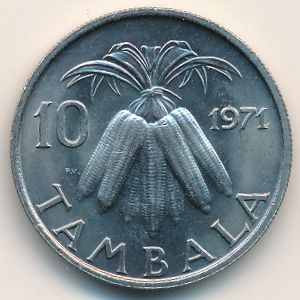 Малави, 10 тамбала (1971 г.)
