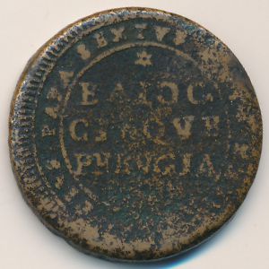 Papal States-Perugia, 5 baiocchi, 1797–1798