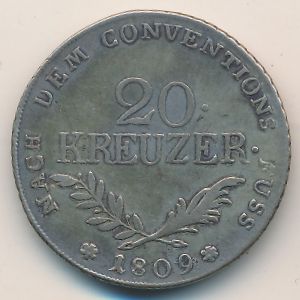 Tirol, 20 kreuzer, 1809