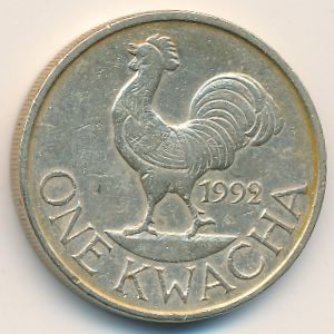 Malawi, 1 kwacha, 1992