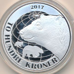 Свальбард., 200 крон (2017 г.)