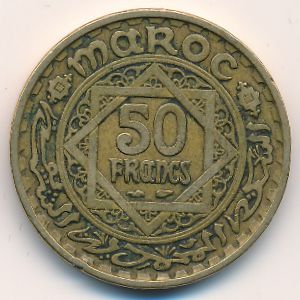 Марокко, 50 франков (1951 г.)