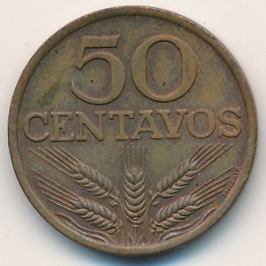 Португалия, 50 сентаво (1978 г.)