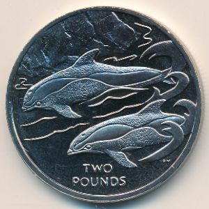 British Antarctic Territory, 2 pounds, 2015