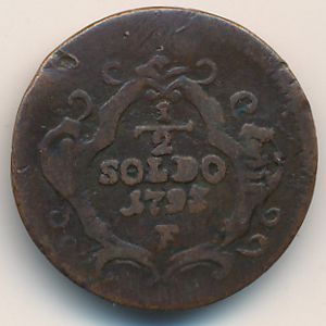 Gorizia, 1/2 soldo, 1792–1799