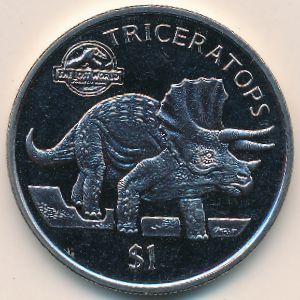 Eritrea, 1 dollar, 1997