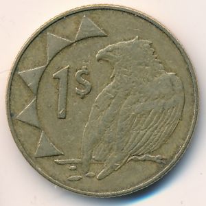 Namibia, 1 dollar, 2002