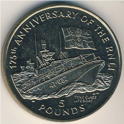 Isle of Man, 5 pounds, 1999