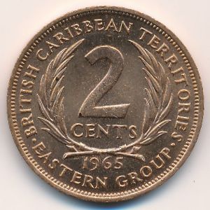East Caribbean States, 2 cents, 1965