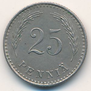 Финляндия, 25 пенни (1928 г.)