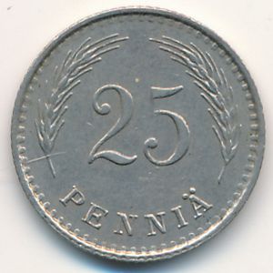 Финляндия, 25 пенни (1938 г.)