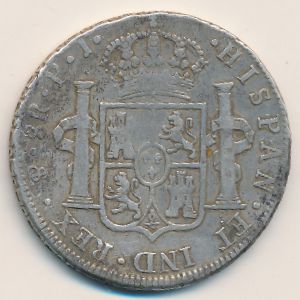 Боливия, 8 реалов (1808–1825 г.)