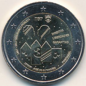 Portugal, 2 euro, 2017