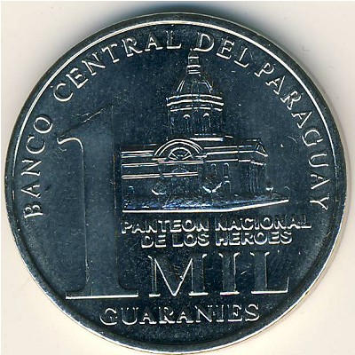Paraguay, 1000 guaranies, 2006–2008