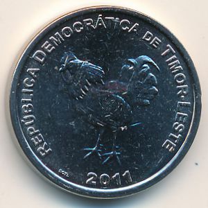 East Timor, 10 centavos, 2003–2013