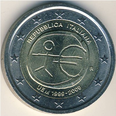 Italy, 2 euro, 2009