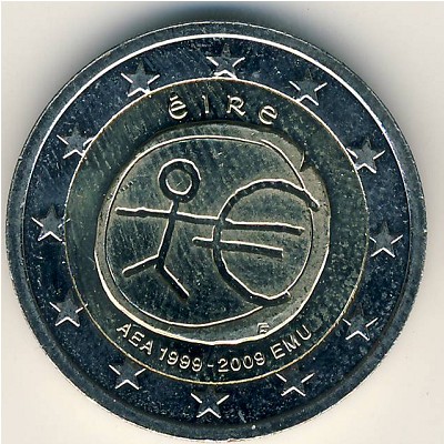 Ирландия, 2 евро (2009 г.)