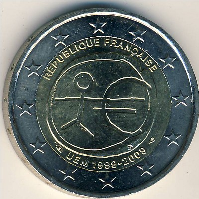 France, 2 euro, 2009