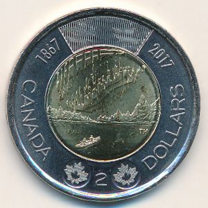 Canada, 2 dollars, 2017