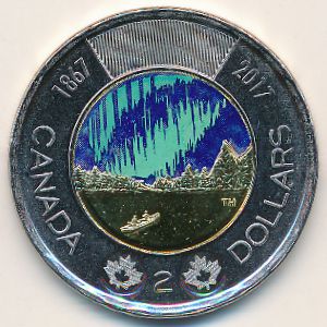 Canada, 2 dollars, 2017