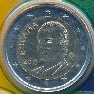Испания, 2 евро (2010–2014 г.)