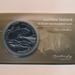 Новая Зеландия, 5 долларов (2008 г.)