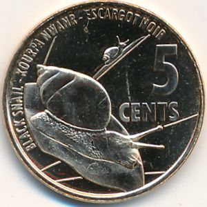 Seychelles, 5 cents, 2016