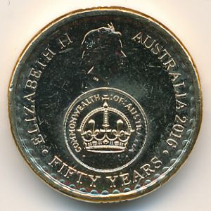 Australia, 2 dollars, 2016