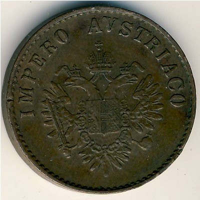 Lombardy-Venetia, 5 centesimi, 1852