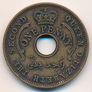 Nigeria, 1 penny, 1959