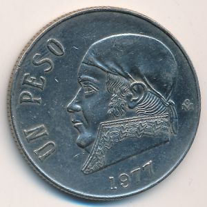 Mexico, 1 peso, 1977