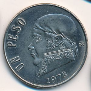 Mexico, 1 peso, 1978