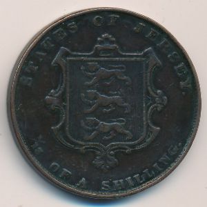 Jersey, 1/13 shilling, 1861