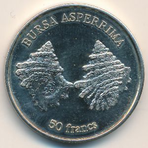 Остров Клиппертон., 50 франков (2011 г.)
