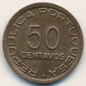 Mozambique, 50 centavos, 1945