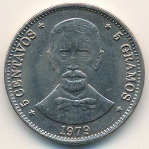 Доминиканская республика, 5 сентаво (1978–1981 г.)