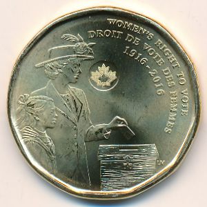 Canada, 1 dollar, 2016