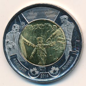 Канада, 2 доллара (2014 г.)