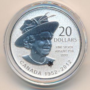 Canada, 20 dollars, 2012