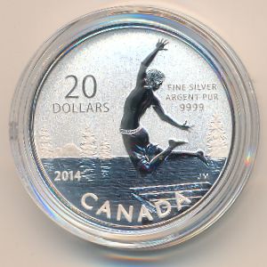 Canada, 20 dollars, 2014