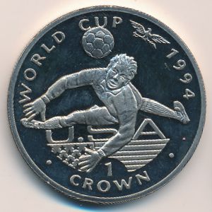 Gibraltar, 1 crown, 1994