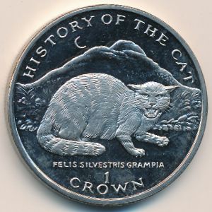 Isle of Man, 1 crown, 1997